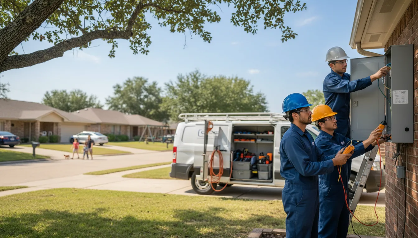 Certified electrician providing emergency electrical services in Griggsville, IL
